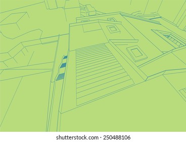 modern architecture building