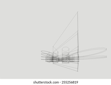 modern architecture building