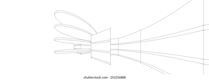 modern architecture building