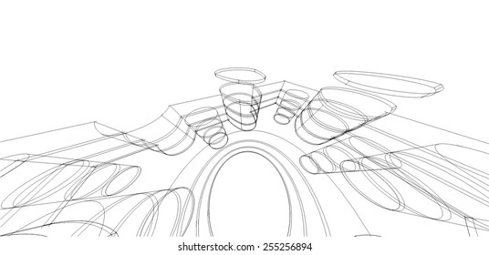 modern architecture building