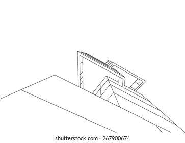 modern architecture building