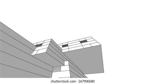 modern architecture building