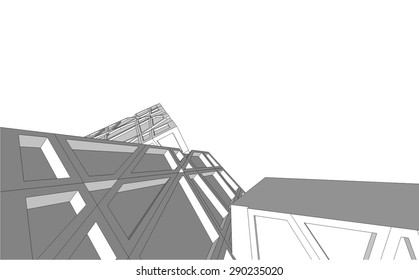 modern architecture building