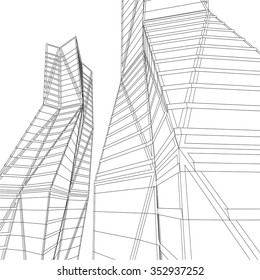 modern architecture building 