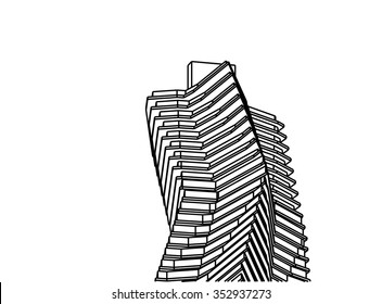 modern architecture building 