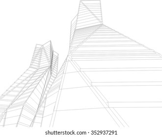 modern architecture building 