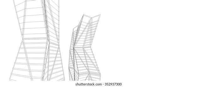 modern architecture building 