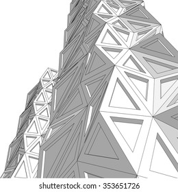Modern architecture building