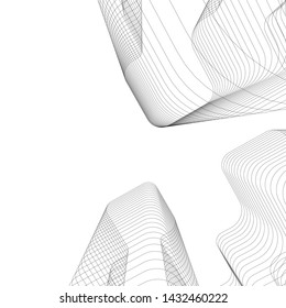 modern architecture building 3d illustration