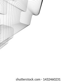 modern architecture building 3d illustration