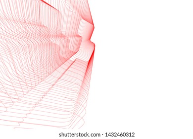 modern architecture building 3d illustration