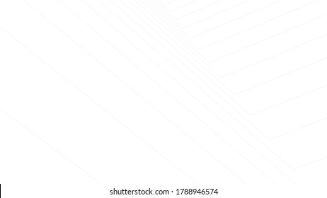 Modern architecture building 3d illustration