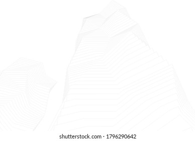 modern architecture building 3d illustration