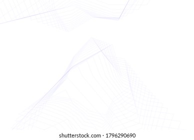 modern architecture building 3d illustration