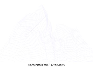 modern architecture building 3d illustration