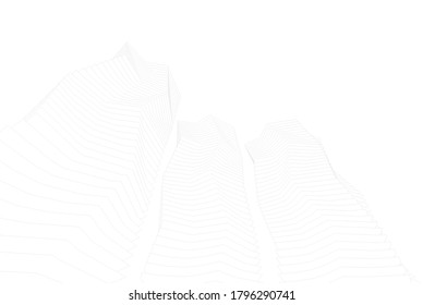 modern architecture building 3d illustration