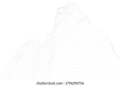 modern architecture building 3d illustration