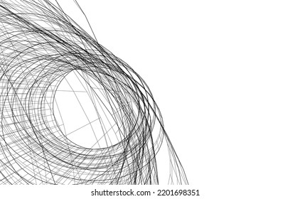  Modern architecture building 3d illustration