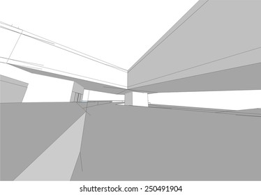 modern architecture building background