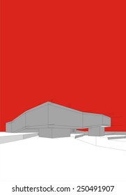 modern architecture building background
