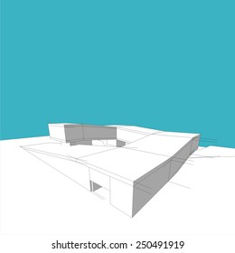 modern architecture building background