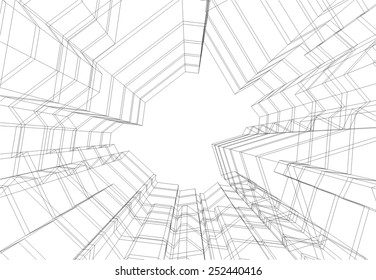 modern architecture building background