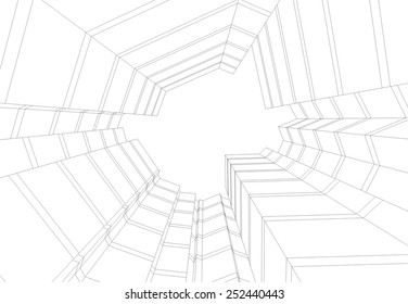 modern architecture building background