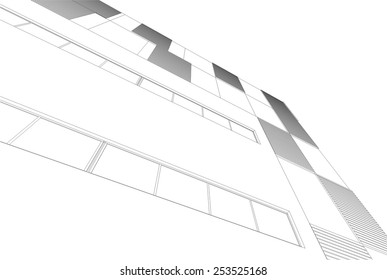 modern architecture building background