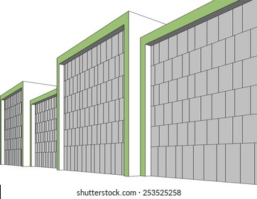 modern architecture building background