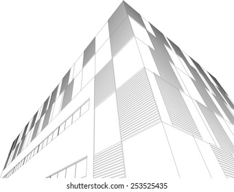 modern architecture building background