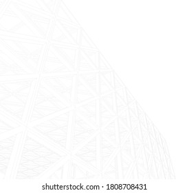 Modern architecture building. concept 3d model