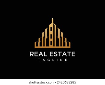 Modern architecture building concept logo inspiration	