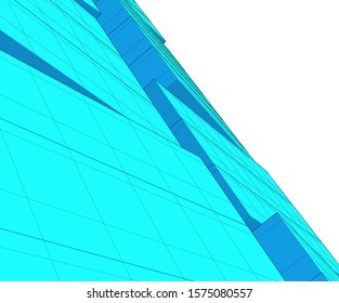 Modern architecture building. Design background