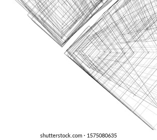 Modern architecture building. Design background