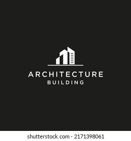 diseño de logotipo de edificio de arquitectura moderna