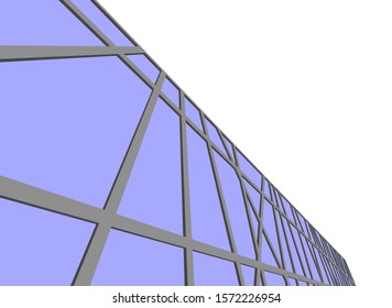 modern architecture building vector 3d illustration 