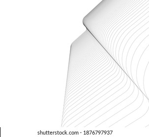 Modern architecture buildings vector 3d illustration