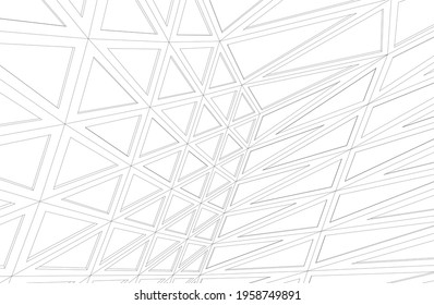 modern architecture concept 3d drawing