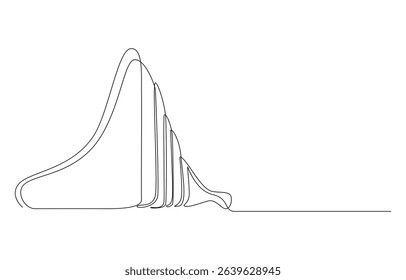 Modern Architecture continuous line drawing