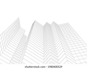 Diseño de arquitectura moderna de fondo digital
