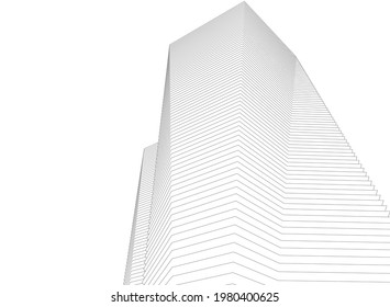 Diseño de arquitectura moderna de fondo digital