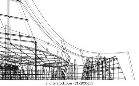 Modern architecture design vector illustration