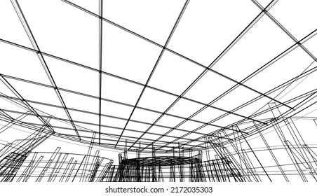 Ilustración vectorial de diseño de arquitectura moderna