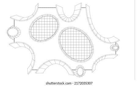 Modern architecture design vector illustration