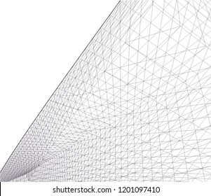 Modern architecture. Geometric background