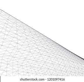 Modern architecture. Geometric background
