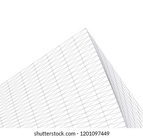 Modern architecture. Geometric background