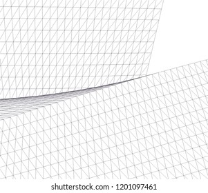 Modern architecture. Geometric background