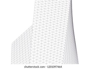 Modern architecture. Geometric background