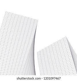 Modern architecture. Geometric background